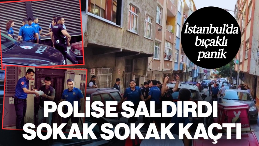 Sultangazi'de Polis Ekiplerine Bıçaklı Saldırı: Kovalamaca Sonrası Yakalandı