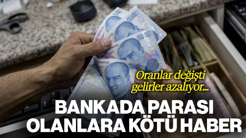 Bankada Parası Olanlara Kötü Haber! Mevduat Hesaplarındaki Stopaj Oranları Değişti...