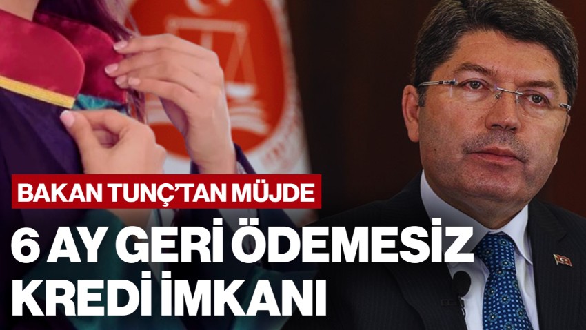 Genç Avukatlara Müjde! Bakan Yılmaz Tunç Duyurdu: 6 Ay Geri Ödemesiz Kredi İmkanı