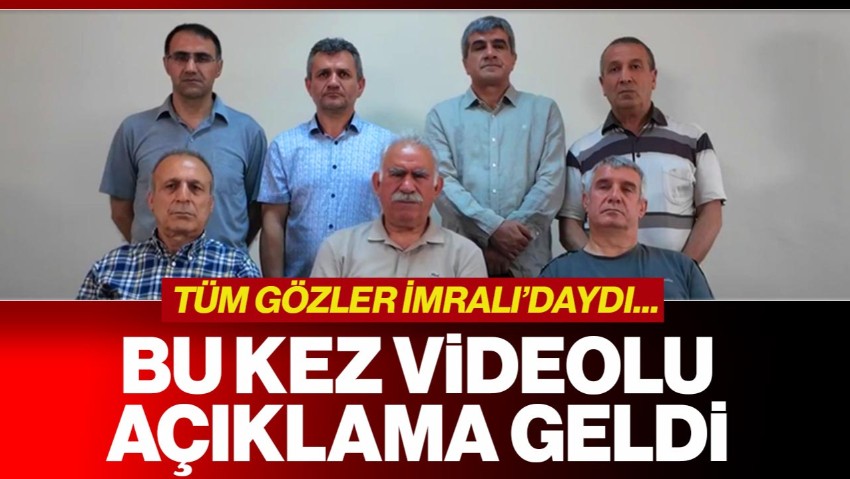Tüm Gözler İmralı'daydı... Terör Örgütü PKK Lideri Öcalan'dan Videolu Açıklama