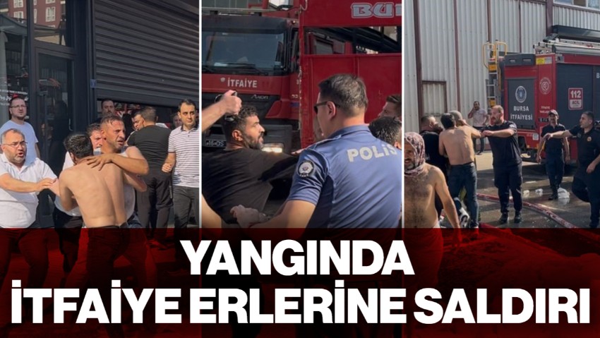 Yangında İtfaiye Ekiplerine Saldırı: Polis Biber Gazı Kullandı