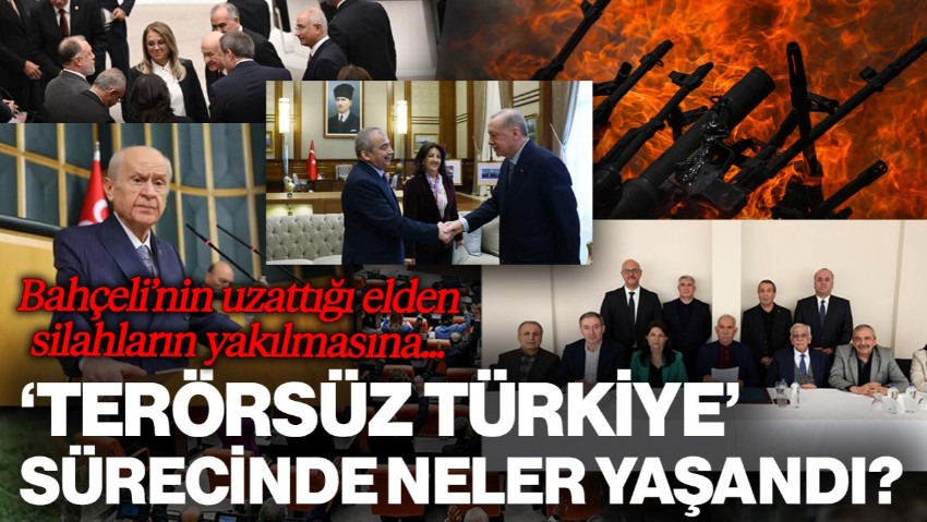 Bahçeli'nin Uzattığı Elden, Silahların Yakılmasına... 'Terörsüz Türkiye' Sürecinde Neler Yaşandı?