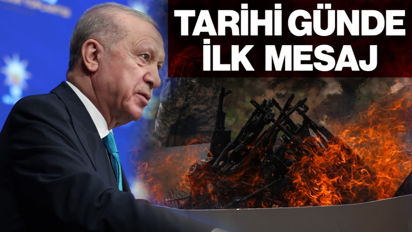 Cumhurbaşkanı Erdoğan'dan Terör Örgütü PKK'nın Silah Bırakması Sonrası İlk 'Terörsüz Türkiye' Açıklaması