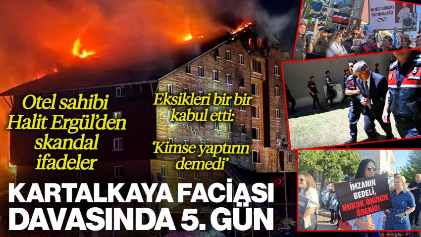 Kartalkaya Davası'nda 5. Celse... Otel Sahibi Ergül'ün Çapraz Sorgusu Sürüyor