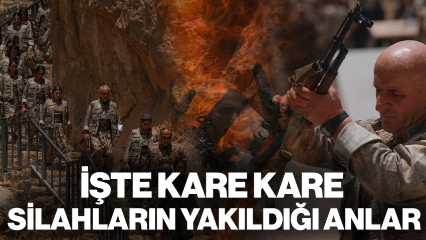 Terör Örgütü PKK, Silahları Böyle Yaktı: İşte Tarihi Günden İlk Kareler...