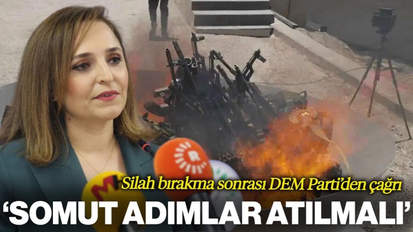Silah Bırakma Sonrası DEM Parti'den Çağrı: 'Somut Adımlar Atılmalı'