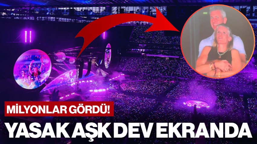 Coldplay Konserinde Yasak Aşk Skandalı: Dev Ekranda Milyonlar Gördü