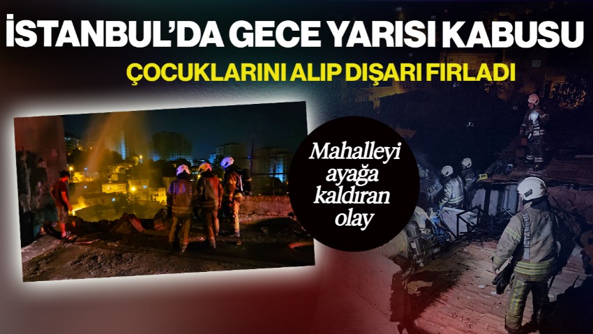 İstanbul’da Gece Yarısı Kabusu! Anne Çocuklarını Alıp Dışarı Fırladı… Patlayan Buzdolabı 4 Evi Yaktı