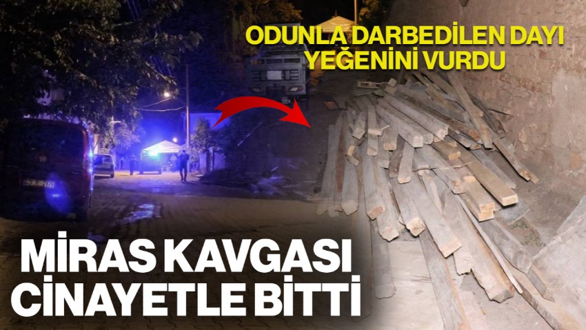 Denizli’de Miras Cinayeti: Odunla Darbedilen Dayı, Yeğenini Vurdu