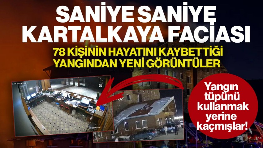 Kartalkaya'daki Grand Kartal Otel Yangınından Yeni Görüntüler Ortaya Çıktı