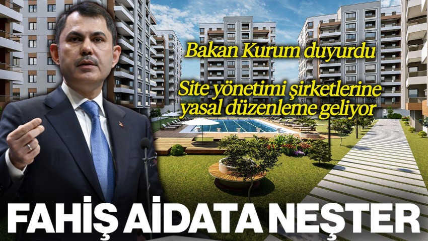 Bakan Kurum Çok Net Konuştu: 'Kiradan Yüksek Aidat Olamaz'