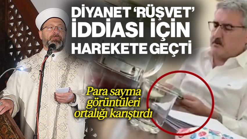 Para Sayma Görüntüleri Ortalığı Karıştırmıştı: Diyanet 'Rüşvet' İddiası İçin Harekete Geçti