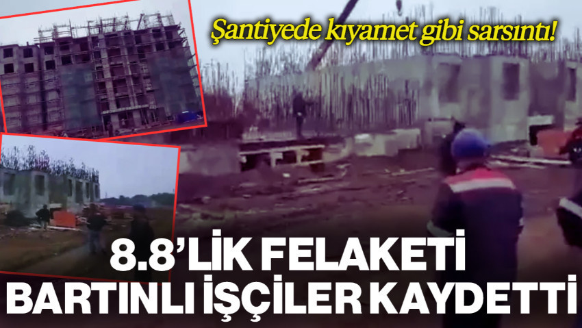 Rusya'da 8.8 Büyüklüğünde Kabus: Korku Dolu Anlar Bartınlı İşçilerin Kamerasında
