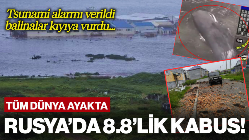 Rusya’da 8,8 Büyüklüğünde Deprem: Dünyada Tsunami Alarmı Verildi, Balinalar Kıyıya Vurdu, Tahliyeler Başladı