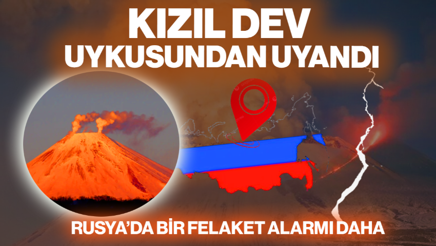 Rusya'da Deprem Sonrasında İkinci Felaket Alarmı! Yanardağ Faaliyete Geçti