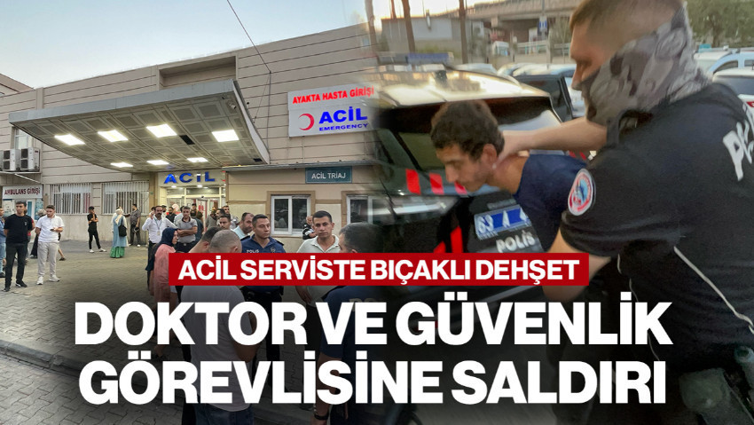 Şanlıurfa'da Acil Serviste Dehşet: Doktor ve Güvenlik Görevlisine Saldırı