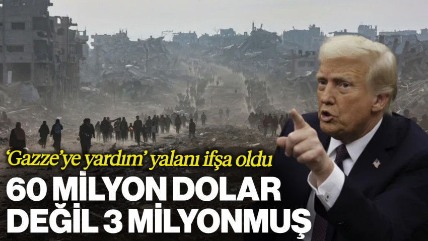Trump'ın 'Gazze'ye Yardım' Yalanı İfşa Oldu: 60 Milyon Dolar Değil 3 Milyon Dolarmış...