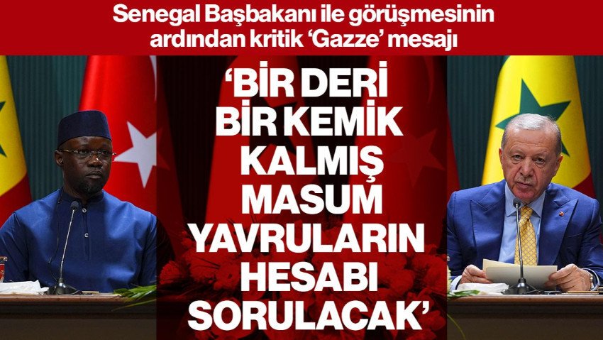 Cumhurbaşkanı Erdoğan'dan Yeni 'Gazze' Mesajı: Masum Çocukların Hesabı Sorulacak