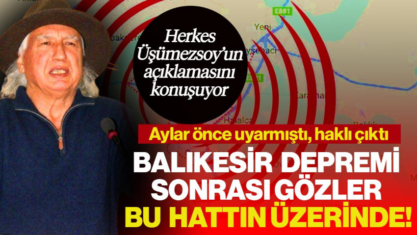 Aylar Önce Uyarmıştı, Gerçek Oldu! Şener Üşümezsoy Balıkesir Depremini Nokta Atışı Bildi! Gözler Şimdi Bu İllerde