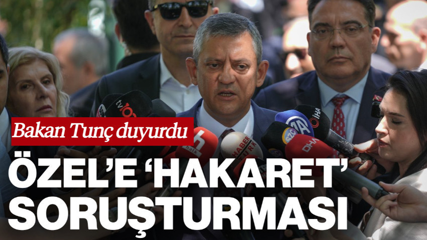Özgür Özel Hakkında 'Hakaret' Soruşturması