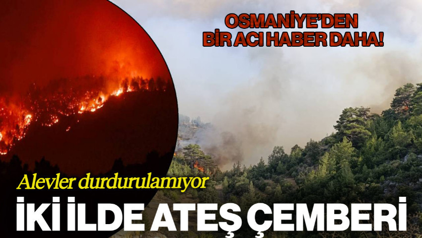 İki İlde Ateş Çemberi! Evler Tahliye Edildi, Alevler Durdurulamıyor
