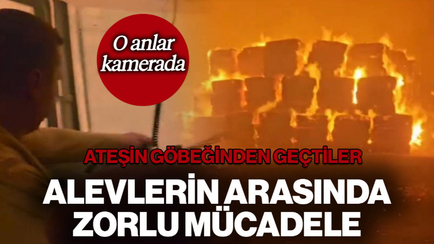 Silifke'de Alevlerle Yoğun Mücadele! Yangının Ortasından Geçen Ekiplerin Zor Anları Kamerada