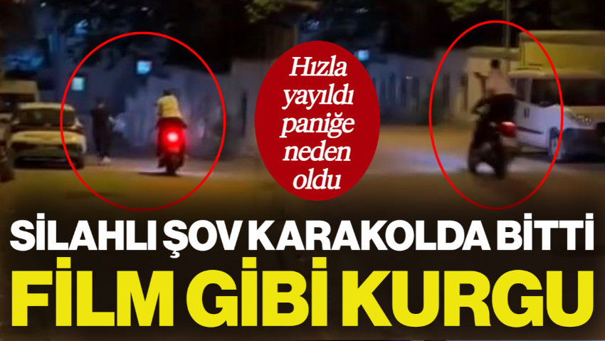 Hızla Yayıldı, Paniğe Neden Oldu! Başakşehir'de Film Gibi Kurgu... Silahlı Şovun Sonu Karakol Oldu