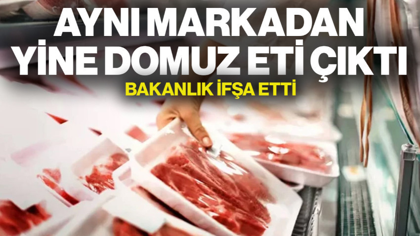 Skandal Tekrarlandı! Bakanlık İfşa Etti: Aynı Markadan Yine Domuz Eti Çıktı