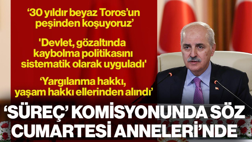 Milli Dayanışma, Kardeşlik ve Demokrasi Komisyonu 5. Kez Toplandı: Cumartesi Anneleri Söz Aldı
