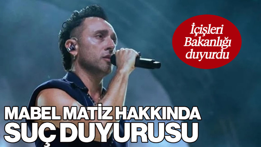 İçişleri Bakanlığı'ndan Mabel Matiz Hakkında Suç Duyurusu: 'Basın Yayın Yoluyla Müstehcenlik' Suçlaması Yöneltildi