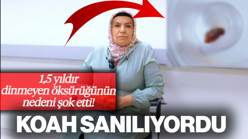 1,5 Yıl Dinmeyen Öksürüğün Nedeni Şaşırttı! KOAH Sanılıyordu