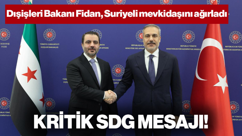 Dışişleri Bakanı Fidan ve Şeybani’den Kritik SDG Mesajı