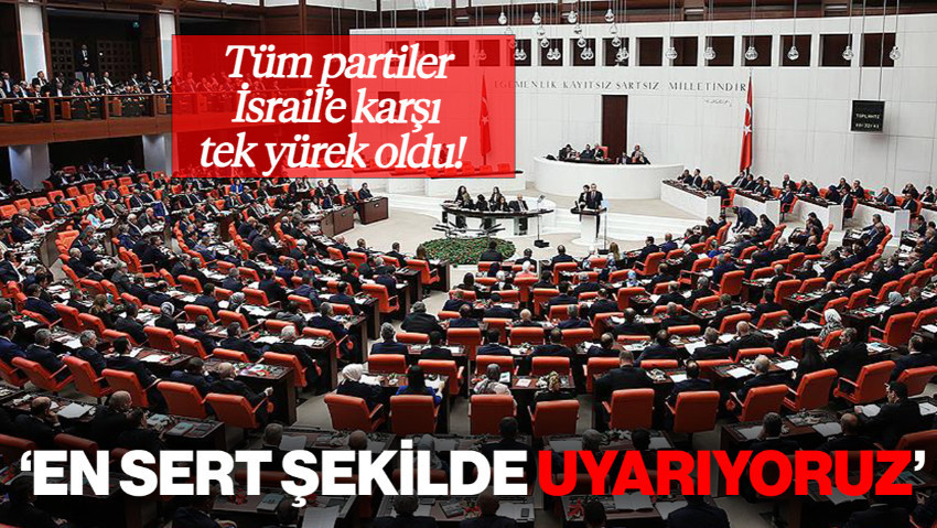 Tüm Partiler Birleşti... TBMM'den İsrail’e Sert 'Uyarı'