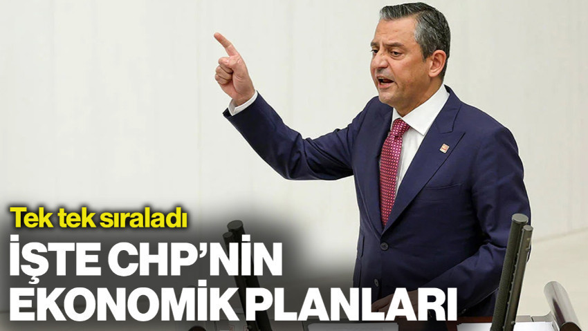 Özgür Özel Bütçe Görüşmesinde Tek Tek Sıraladı: İşte CHP'nin Ekonomik Planları...
