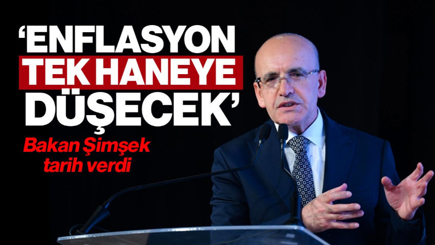 Bakan Şimşek Enflasyonun Tek Hanelere Düşeceği Tarihi Verdi