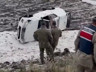 Ardahan'da Askeri Araç Kaza Yaptı, 2 Astsubay Yaralı