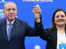 Burcu Köksal Resmen AK Parti'de! Rozetini Cumhurbaşkanı Erdoğan Taktı